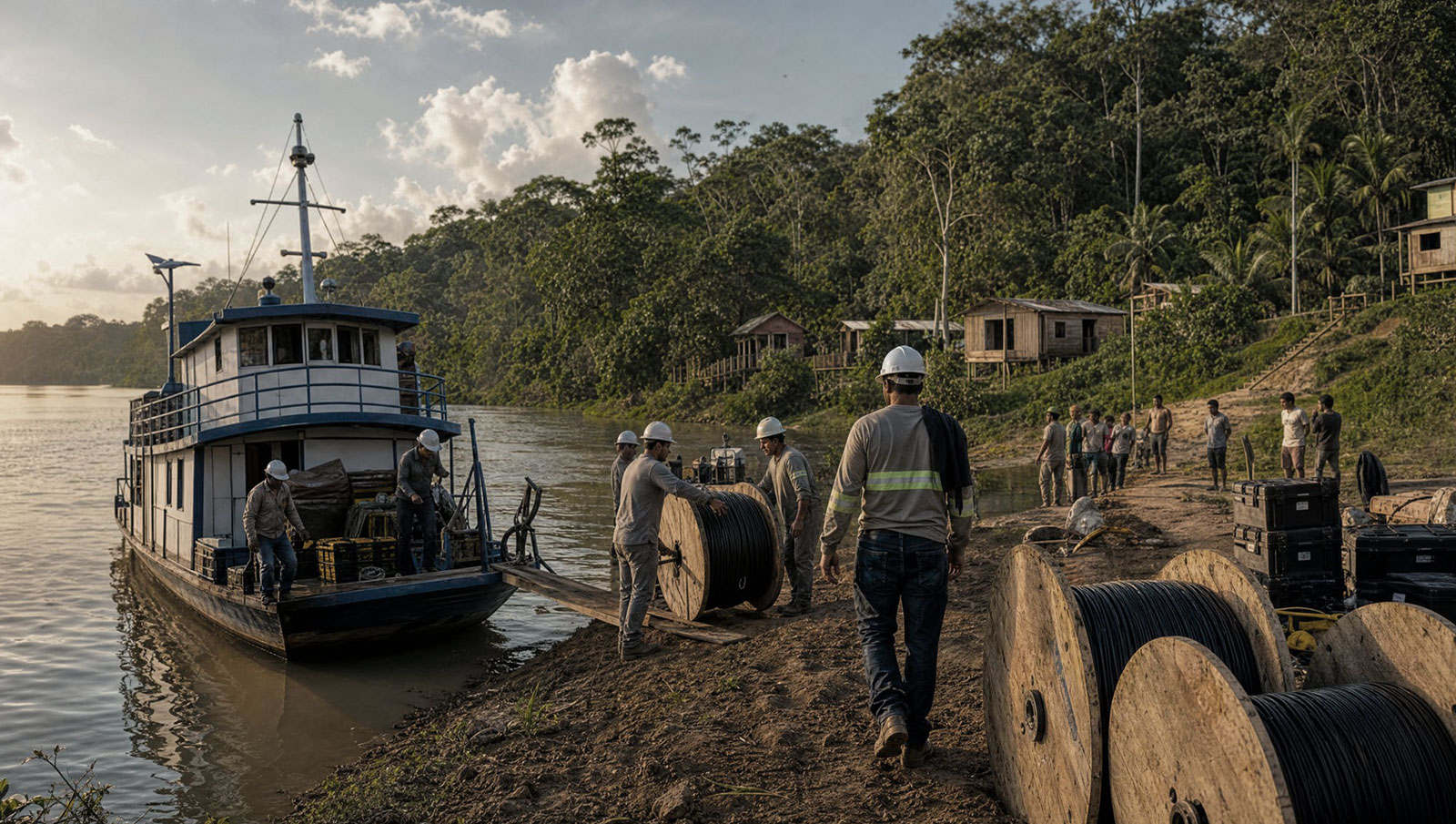 Os Bastidores de Levar Rede Própria para o Coração da Amazônia